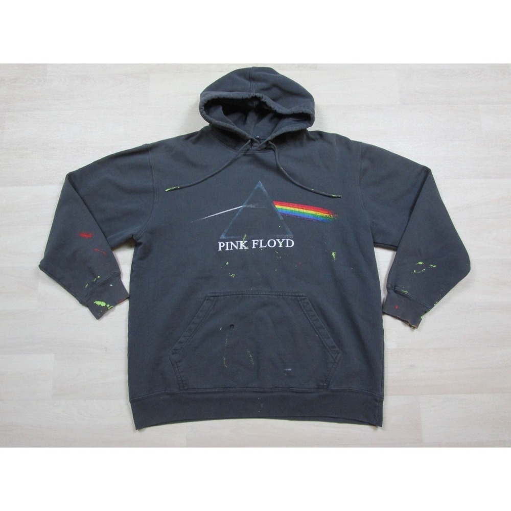 Vintage Y2K Pink Floyd Hoodie (L) Dark Side of the Moon Anthill Rockware 2005